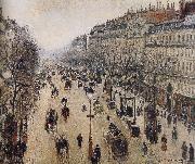 Camille Pissarro the morning the streets of France oil painting artist